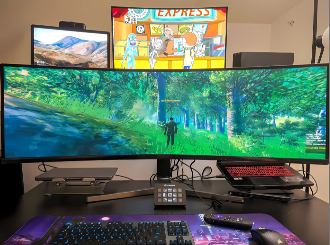 Azaryx 34-tums böjd UltraWide QHD-spelmonitor